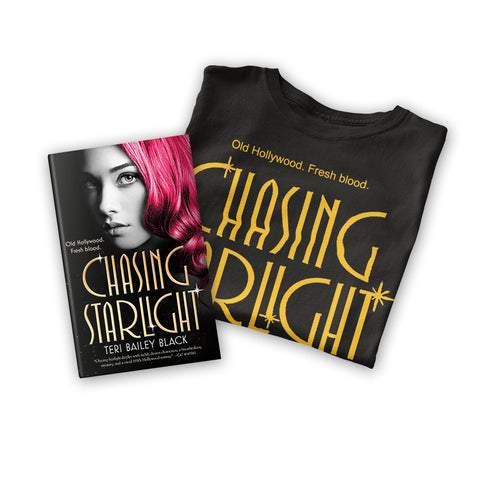 Chasing Starlight by Teri Bailey Black - Book + Shirt